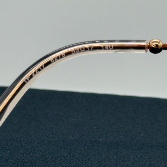 Tiffany & Co. TF2217 8278 53-17-140 Pink Rose Gold Eyeglass Frames Only - Picture 8 of 10